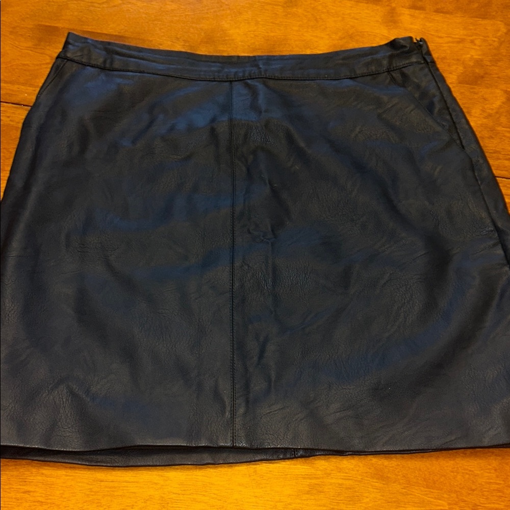 Topshop Blue A-line Mini Skirt Casual